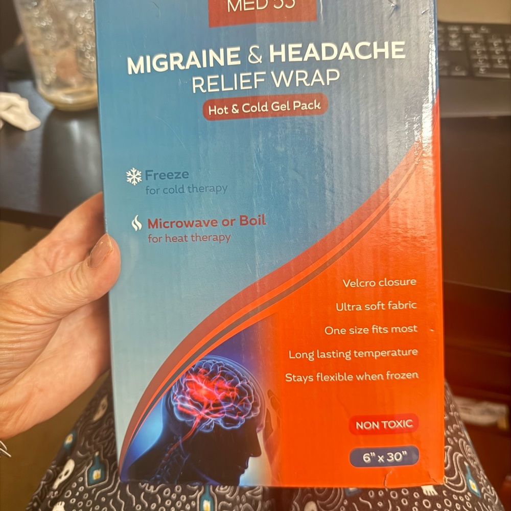💕NWT Unisex Migrane Relief Mask💕 BNIB never opened or used